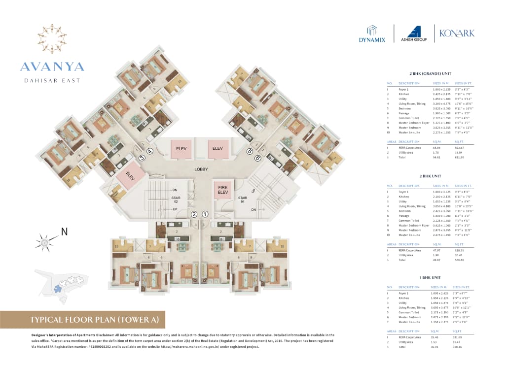 TYPICAL PLAN TOWER A